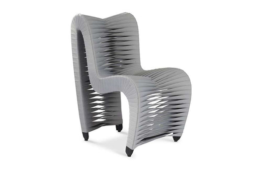 Phillips Collection - Seat Belt Dining Chair, Gray/Gray - B2061GG veiw 1