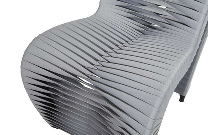 Phillips Collection - Seat Belt Dining Chair, Gray/Gray - B2061GG veiw 4