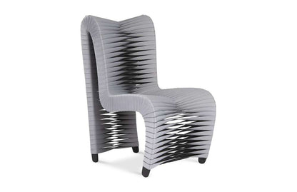 Phillips Collection - Seat Belt Dining Chair, High Back Gray/Black - B2061GH veiw 1