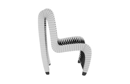 Phillips Collection - Seat Belt Dining Chair, High Back Gray/Black - B2061GH veiw 2