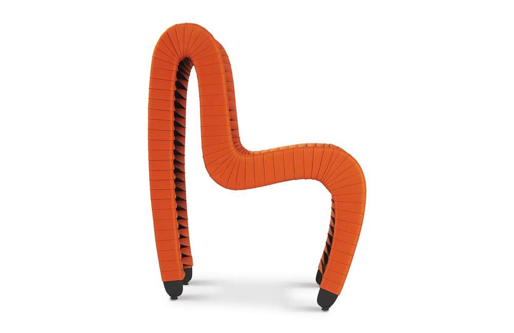 Phillips Collection - Seat Belt Dining Chair, Orange - B2061ZZ veiw 3