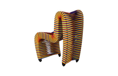 Phillips Collection - Seat Belt Dining Chair, Rainbow/Pride - B2061RP veiw 2