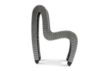 Phillips Collection - Seat Belt Dining Chair, Silver, Metallic - B2061SS veiw 3