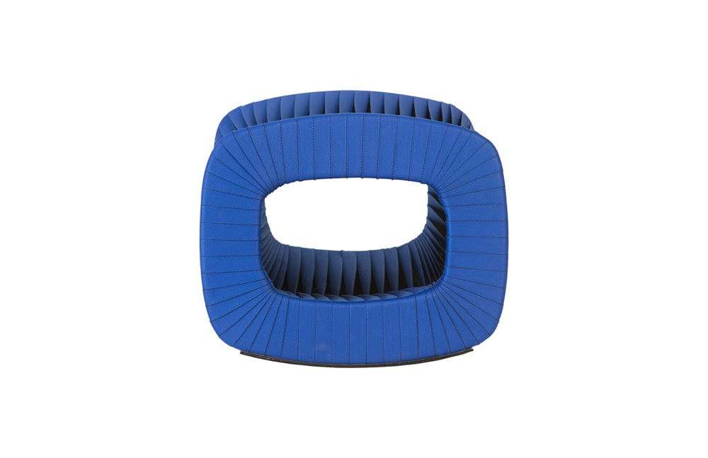 Phillips Collection - Seat Belt Ottoman, Blue/Black - TH97871 view 3