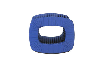 Phillips Collection - Seat Belt Ottoman, Blue/Black - TH97871 veiw 3