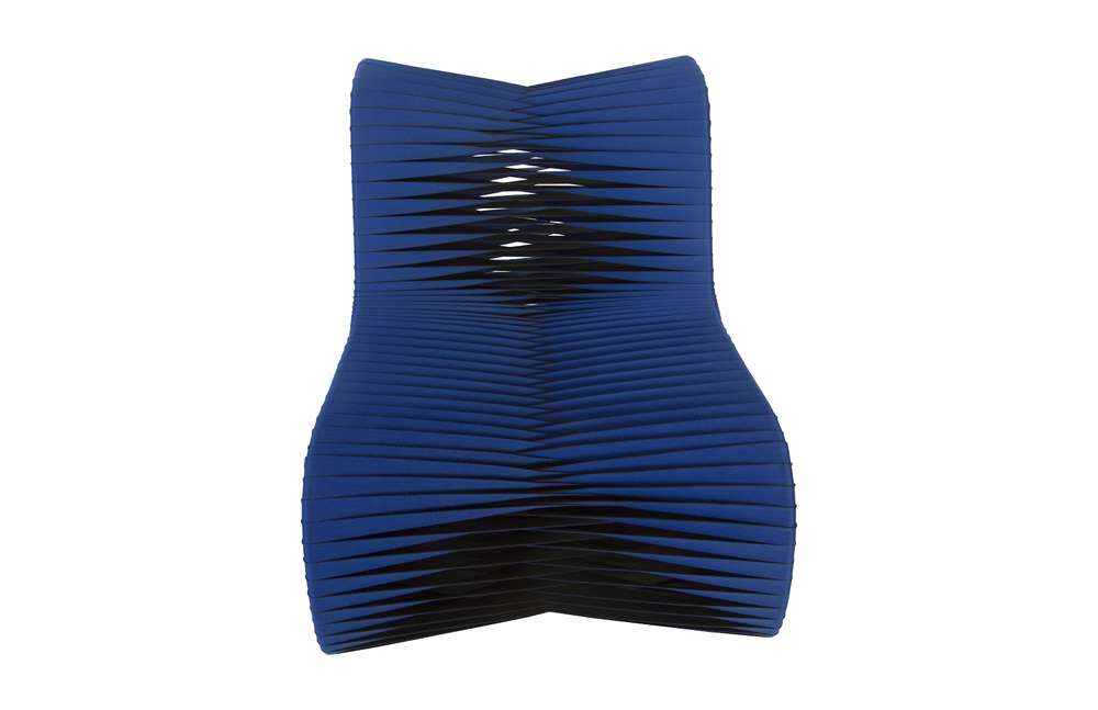 Phillips Collection - Seat Belt Rocking Chair, Blue/Black - B2063BL veiw 4