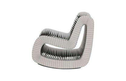 Phillips Collection - Seat Belt Rocking Chair, Gray/Black - B2063GR veiw 3