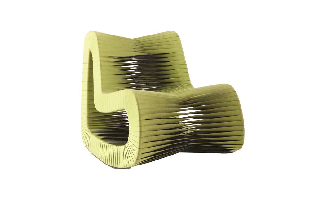 Phillips Collection - Seat Belt Rocking Chair, Green - B2063GZ veiw 1