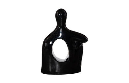 Phillips Collection - Seated Sculpture, Gel Coat Black - PH118770 view 2