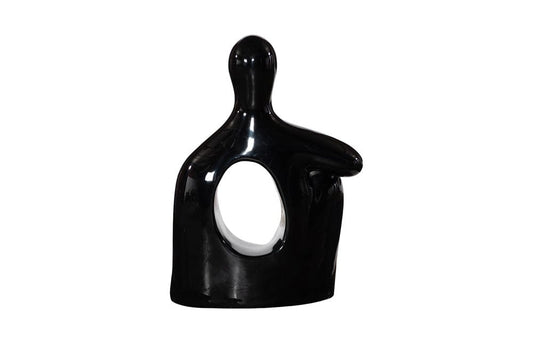 Phillips Collection - Seated Sculpture, Gel Coat Black - PH118770 view 2