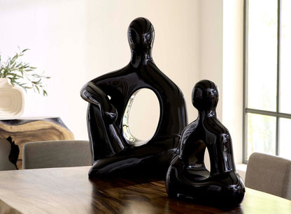 Phillips Collection - Seated Sculpture, Gel Coat Black - PH118770 view 3