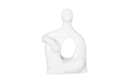 Phillips Collection - Seated Sculpture, Gel Coat White - PH118769 view 1
