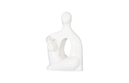 Phillips Collection - Seated Sculpture, Gel Coat White - PH118769 view 2