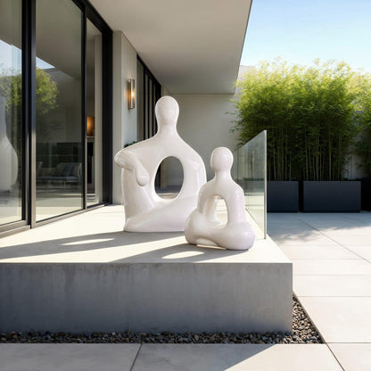 Phillips Collection - Seated Sculpture, Gel Coat White - PH118769 view 6