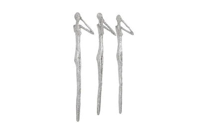 Phillips Collection - See, Hear, Speak No Evil, Silver Leaf (Set of 3) - PH97353 view 2