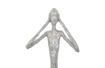 Phillips Collection - See, Hear, Speak No Evil, Silver Leaf (Set of 3) - PH97353 veiw 3