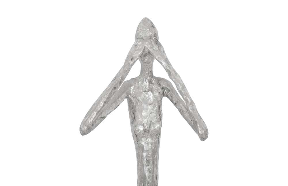 Phillips Collection - See, Hear, Speak No Evil, Silver Leaf (Set of 3) - PH97353 veiw 5