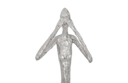 Phillips Collection - See, Hear, Speak No Evil, Silver Leaf (Set of 3) - PH97353 veiw 5