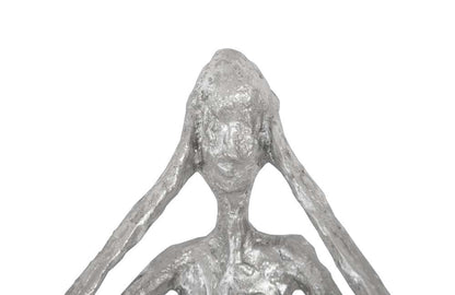 Phillips Collection - See, Hear, Speak No Evil, Silver Leaf (Set of 3) - PH97353 veiw 6