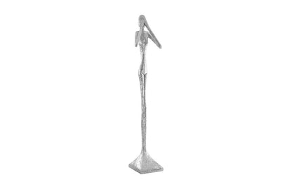 Phillips Collection - See No Evil Slender Sculpture, Large, Resin, Silver Leaf - PH66162 veiw 3