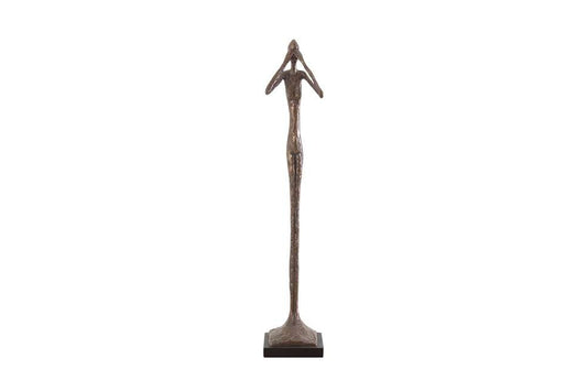 Phillips Collection - See No Evil Slender Sculpture, Small, Resin, Bronze Finish - PH59232 veiw 1