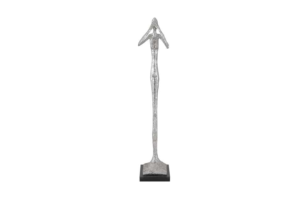 Phillips Collection - See No Evil Slender Sculpture, Small, Resin, Silver Leaf - PH66275 veiw 1