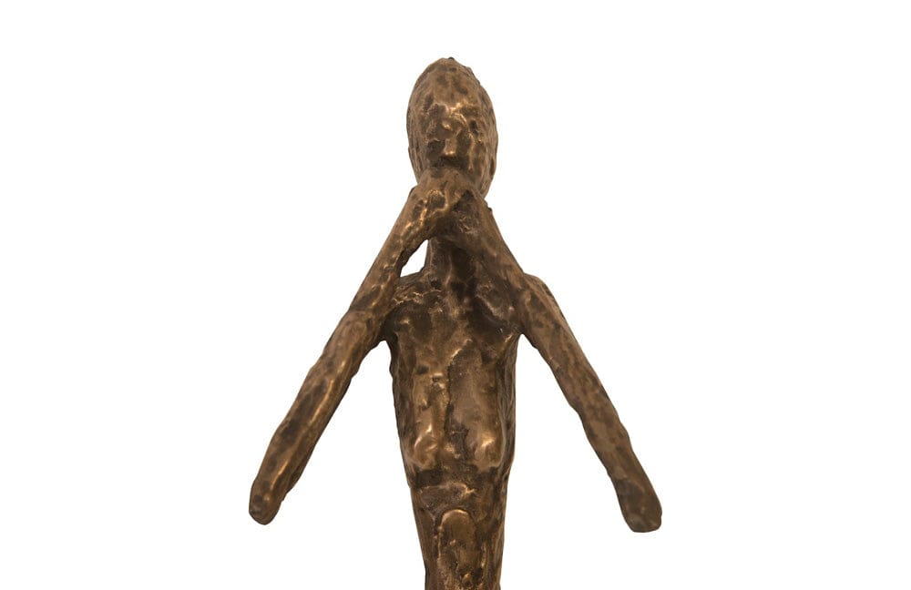 Phillips Collection - See, Speak, Hear No Evil Wall Art, Resin, Bronze (Set of 3) - PH96052 view 4