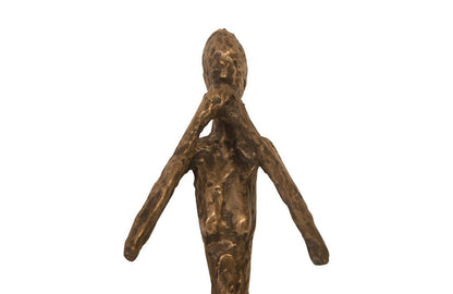 Phillips Collection - See, Speak, Hear No Evil Wall Art, Resin, Bronze (Set of 3) - PH96052 view 4