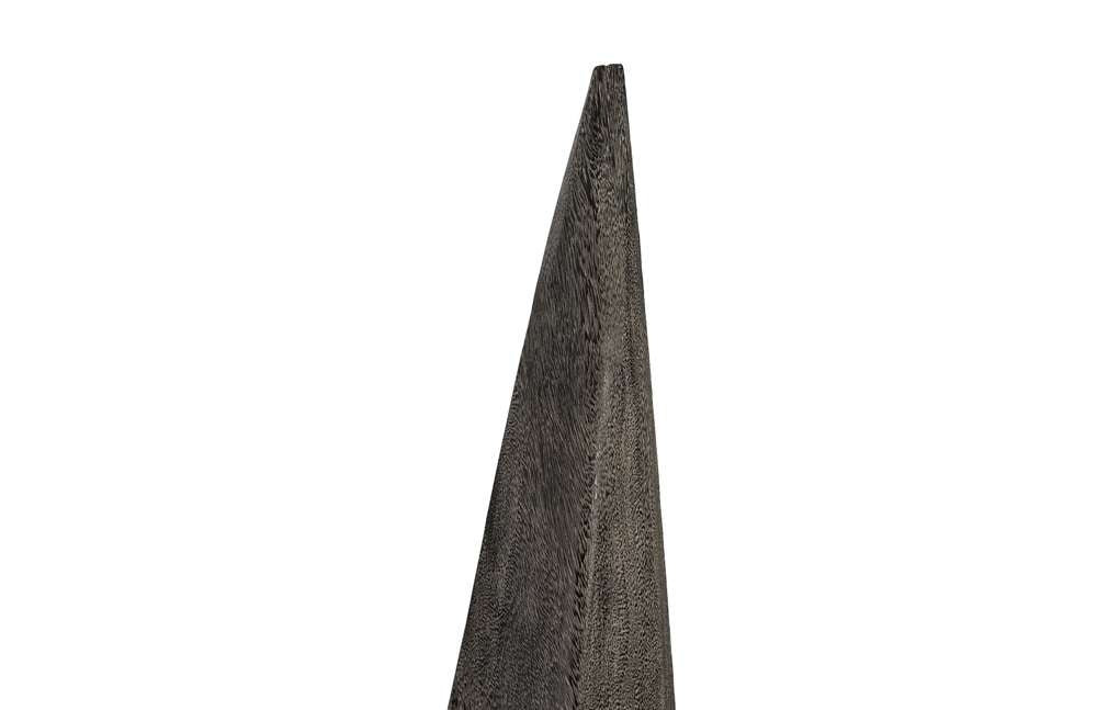 Phillips Collection - Shark Tooth Sculpture, Large, Gray Stone Finish - TH92144 veiw 2