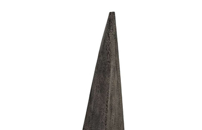 Phillips Collection - Shark Tooth Sculpture, Large, Gray Stone Finish - TH92144 veiw 2