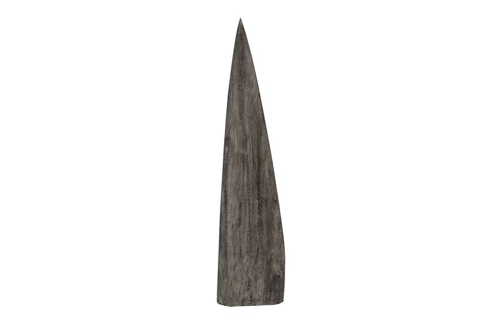 Phillips Collection - Shark Tooth Sculpture, Small, Gray Stone Finish - TH92143 veiw 1