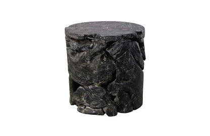 Phillips Collection - Side Table Black Wash, Round - ID85090 veiw 3