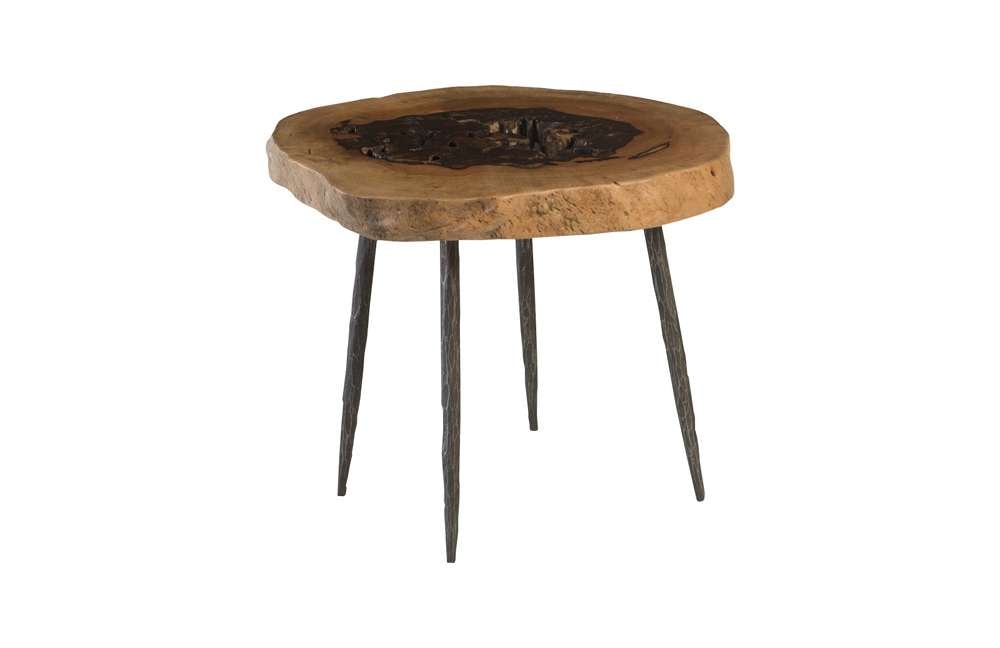 Phillips Collection - Side Table, Forged Legs - TH93213 veiw 1