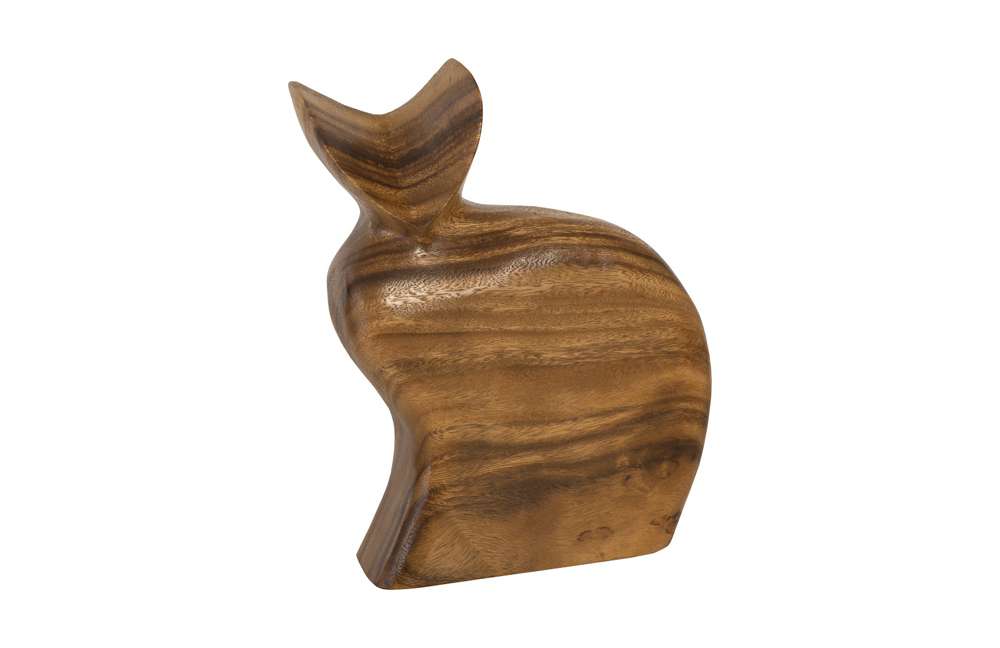 Phillips Collection - Sitting Cat Sculpture, Natural - TH95612 veiw 1
