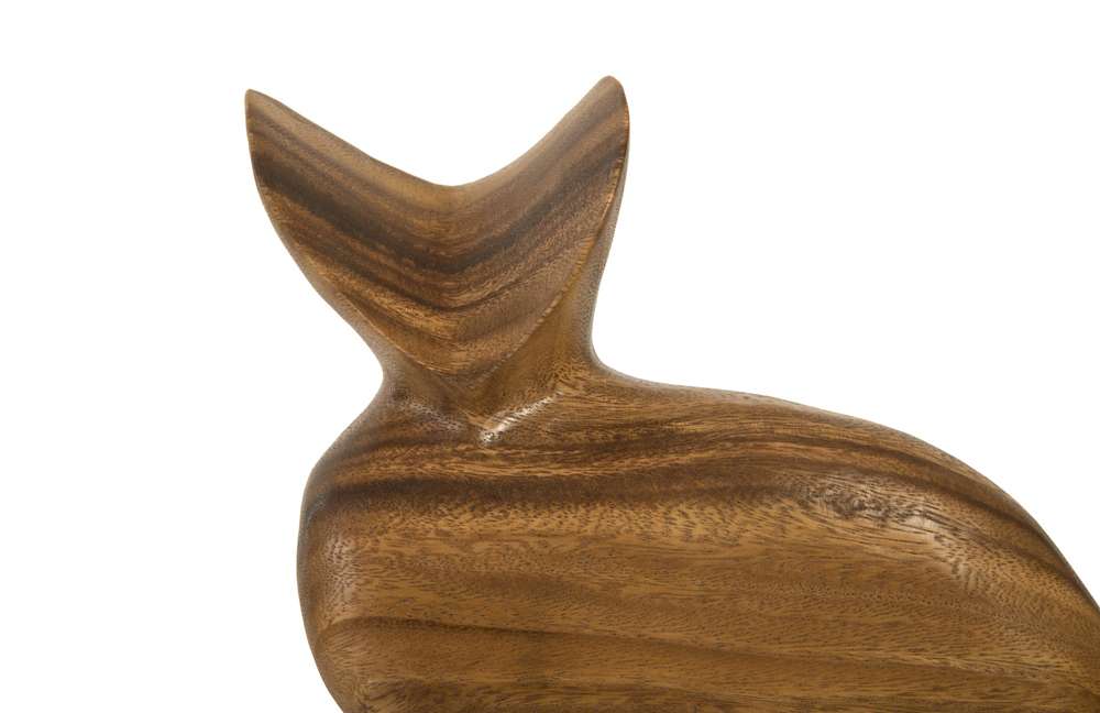 Phillips Collection - Sitting Cat Sculpture, Natural - TH95612 veiw 3
