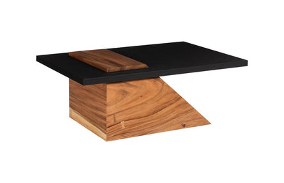 Phillips Collection - Slant Coffee Table, Natural/Black - TH113555 view 3