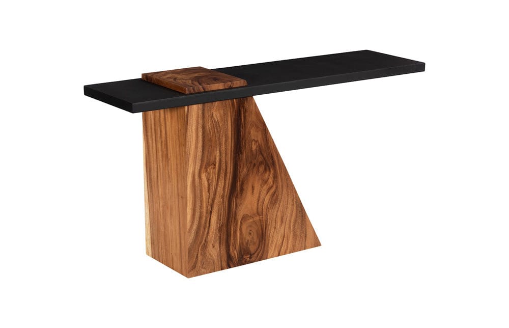 Phillips Collection - Slant Console, Natural/Black - TH113554 view 3