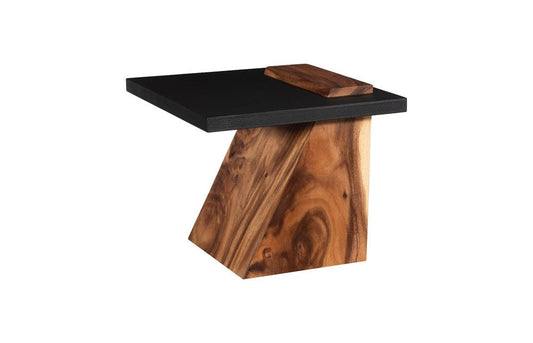 Phillips Collection - Slant Side Table, Natural/Black - TH113553 view 1
