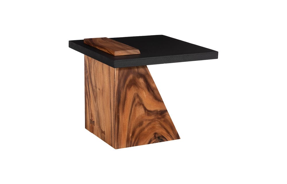 Phillips Collection - Slant Side Table, Natural/Black - TH113553 view 3