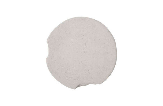 Phillips Collection - Slice Stool, Round, White Stone - PH104339 veiw 2