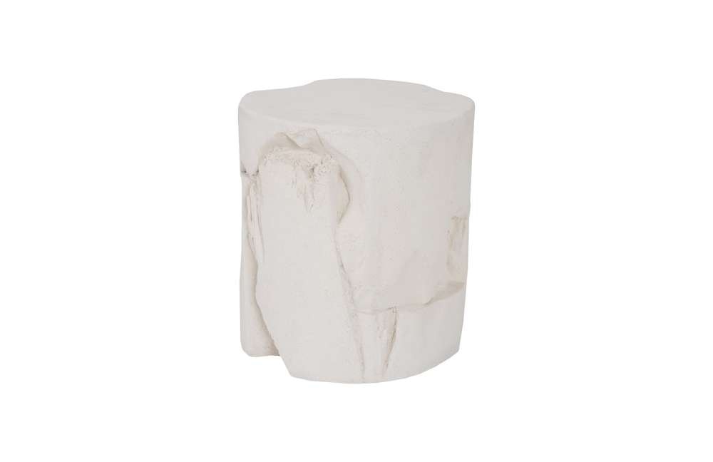 Phillips Collection - Slice Stool, Round, White Stone - PH104339 veiw 3