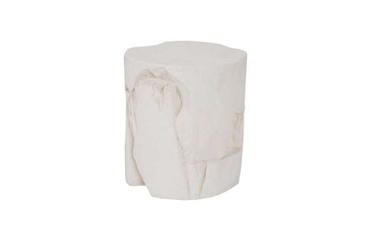 Phillips Collection - Slice Stool, Round, White Stone - PH104339 veiw 3
