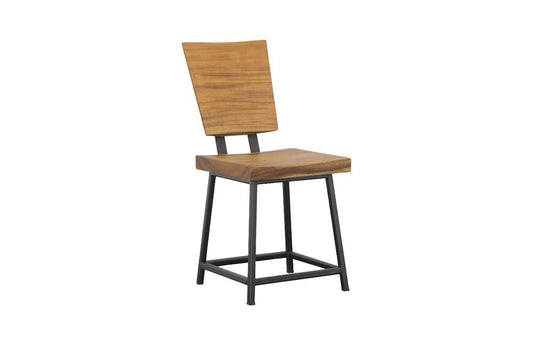 Phillips Collection - Smoothed Dining Chair, Natural, Black Base - TH109883 veiw 1