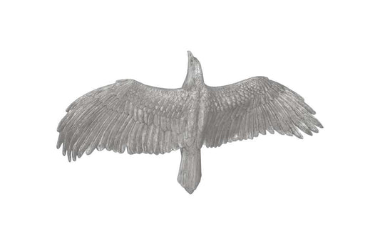 Phillips Collection - Soaring Eagle Wall Art, Resin, Silver Leaf, LG - PH94502 veiw 2