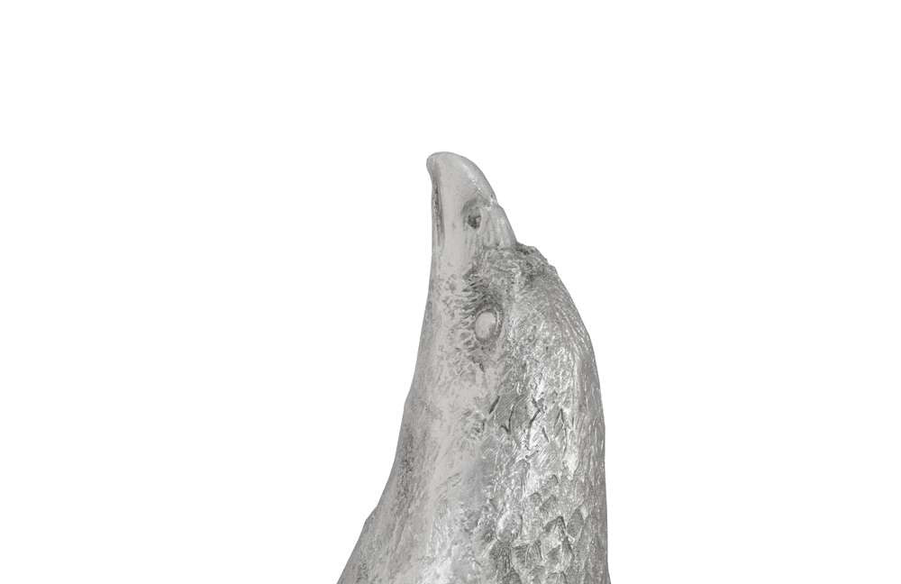 Phillips Collection - Soaring Eagle Wall Art, Resin, Silver Leaf, LG - PH94502 veiw 3