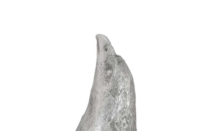 Phillips Collection - Soaring Eagle Wall Art, Resin, Silver Leaf, LG - PH94502 veiw 3