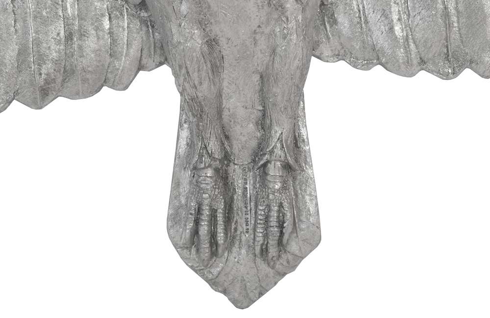Phillips Collection - Soaring Eagle Wall Art, Resin, Silver Leaf, LG - PH94502 veiw 6