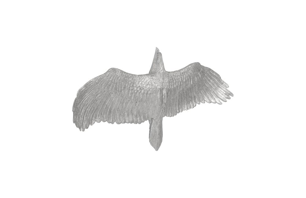 Phillips Collection - Soaring Eagle Wall Art, Resin, Silver Leaf, SM - PH97144 view 2