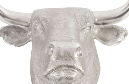 Phillips Collection - Spanish Fighting Bull Wall Art, Resin, Silver Leaf - PH82320 veiw 3