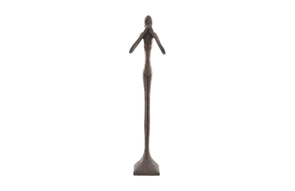 Phillips Collection - Speak No Evil Slender Sculpture, Large, Resin, Bronze Finish - PH65571 veiw 1